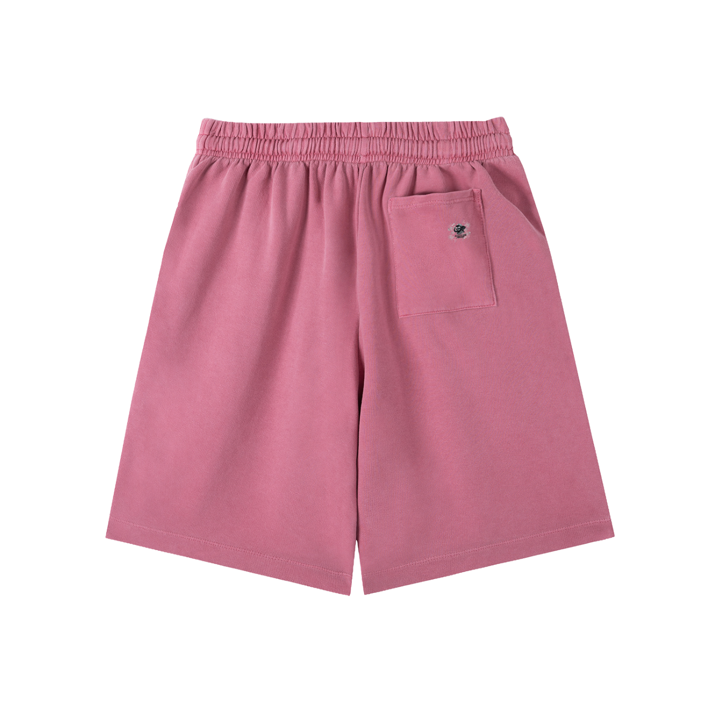 Faded rose shorts with a pocket.